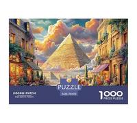 Puzzle 1000 Pièces Pyramides d'Égypte - Jeu Passionnant Et Éducatif en Papier Recyclé pour Enfant Et Adolescent