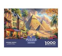 Puzzle 1000 Pièces Pyramides d'Égypte pour Adultes Et Enfants Difficile DIY Jigsaw Puzzle, Familial-Activité Manuelle 70x50cm/1000pcs