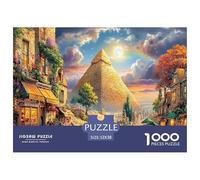 Puzzle 1000 Pièces Pyramides d'Égypte pour Enfants - Découverte Éducative en Papier Recyclé, Jeu Captivant pour Filles Et Garçons 52x38cm/1000pcs