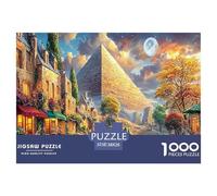 Puzzle 1000 Pièces Pyramides d'Égypte pour Enfants - Découverte Éducative en Papier Recyclé, Jeu Captivant pour Filles Et Garçons 38x26cm/1000pcs