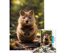 Puzzle 1000 pièces Quokka Animal Cerveau Défi Intelligence Jouet Addictif Jeu Impossible Anti-Stress Idée Cadeau (Dimensions 38x26cm)