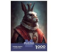 Puzzle 1000 Pièces Rabbit Petite pour Adolescents - Jeu De Réflexion - Cadeaux pour Femmes - Idées Cadeaux Uniques pour Un Anniversaire Ou Noël 52x38cm/1000pcs