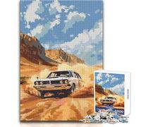Puzzle 1000 pièces - Rallye du désert - Un Passe-Temps paisible et satisfaisant - Assemblage Parfait - Découpe de précision - Dimensions:38x52cm