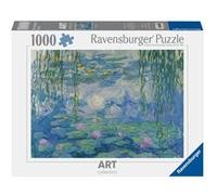 Ravensburger – Puzzle Art Monet Waterlilies – 1000 pièces – 70 x 50 cm
