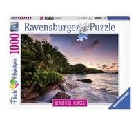 Puzzle 1000 pièces Ravensburger Île Praslin Seychelles Multicolore G