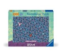Ravensburger - Puzzle Adulte - Puzzle 1000 pièces - Stitch (Challenge Puzzle) - Adultes et Enfants à partir de 14 Ans - Puzzle de qualité supérieure - Disney Stitch - 12001265