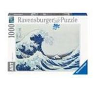 Ravensburger - Puzzle The Great Wave Off Kanagawa, 1000 pièces, Puzzle Art pour Adultes et Garçons, Peintures Célèbres à Exposer, Idée Cadeau pour Elle ou Lui, 70 x 50 cm