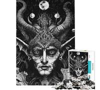 Puzzle 1000 pièces Regard Cosmique de l'enfer Un Puzzle éducatif pour Adolescents Qui stimule la mémoire et Offre Un pour Les Amis et la Famille (38x26cm)