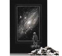 Puzzle 1000 pièces « Regarder à Travers Un Chef-d'œuvre » pour Adultes, Puzzle en Bois, décoration d'intérieur, 1000 pièces (75 x 50 cm)