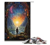 Puzzle 1000 pièces « Regarder Le Monde Seul » pour Adultes adapté aux Couples et aux Adolescents de 14 Ans et Plus 1000 pièces (38 x 26 cm)