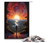Puzzle 1000 pièces « Regarder Le Monde Seul » pour Adultes Puzzle Impossible Antistress pour Adolescents de 14 Ans et Plus 1000 pièces (75 x 50 cm)