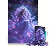 Puzzle 1000 pièces Reine Céleste Jeu de précision Artistique et d'habileté mentale Jeu Facile Cadeau Artistique de Noël (50x75cm)