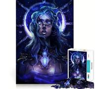 Puzzle 1000 pièces Reine de Cristal Violet pour Adultes Jeu Intelligent et Amusant à Assembler Ensemble Cadeau saisonnier (50x75cm)