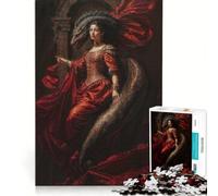 Puzzle 1000 pièces Reine de la Déesse de Minuit Lilith Jeux de détente Décompression intellectuelle Collection d'artistes Beaux-Arts 38x26cm