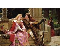 Puzzle 1000 Pieces Reine Et Roi Chevalier Au Moyen Âge 75 * 50Cm