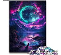 Puzzle 1000 pièces Renard sous la planète, Puzzle 1000 pièces, pour Un Casse-tête créatif et interactif en Famille (Taille 50x75cm)