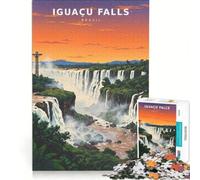 Puzzle 1000 pièces représentant Les côtes du Brésil, décoration Murale, défi Stimulant, Cadeau Original pour Un Anniversaire ou Noël 38x26cm