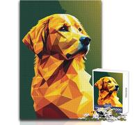 Puzzle 1000 pièces représentant mon Golden Retriever, idéal pour les adolescents Jeu éducatif favorisant le développement des compétences Cadeau parfait pour les occasions spéciales Dimensions:38x52cm