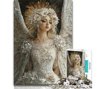Puzzle 1000 pièces représentant Un Ange Magnifique, idéal comme Cadeau pour Adultes, Jouet éducatif et décompressant, décoration Parfaite, 38x26cm