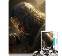 Puzzle 1000 pièces représentant Un Guerrier Chevalier médiéval, pour Adultes et Adolescents, Jouets éducatifs et Anti-Stress, idéal pour la décoration de Bureau (50x75cm)