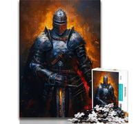 Puzzle 1000 pièces représentant Un Guerrier médiéval, idéal pour Les Adolescents, idéal pour Un Jeu éducatif ou Un Cadeau (38x26cm)