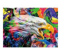 Puzzle 1000 pièces représentant Un pygargue à tête Blanche, Peinture à l'huile, pour Adultes, Jouets de décompression, Jeu Familial, décoration de la Maison, 38 x 52 cm