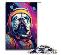 Puzzle 1000 pièces représentant Un Taureau Astronaute idéal pour Les Adultes idéal pour Noël avec Le Père Noël pour Les Adolescents de 14 Ans et Plus 75 x 50 cm