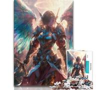 Puzzle 1000 pièces représentant Une guerrière Fantastique pour Adolescents, pour soulager Le Stress et renforcer l'amour Entre Couples 50x75cm