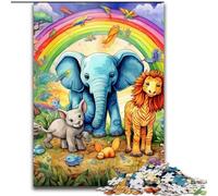 Puzzle 1000 pièces Requin Mignon Puzzle Impossible pour Adultes Activité familiale, Cadeau Unique pour Les fêtes et Les Anniversaires (Taille 50x75cm)