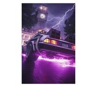 Puzzle 1000 pièces Retour vers Le Futur Puzzles Adultes et Enfants 1000 pièces Puzzle Familial Haute difficulté Jeu de décompression-50x70cm