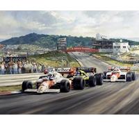Puzzle 1000 Pièces - Retro Classic F1 Racing Car Posters - pour Jouets De Défi Personnalisés pour Adultes Gifts - Jouets Anti-Stress pour La Famille - Pk137Zw