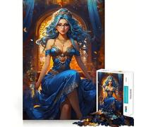 Puzzle 1000 pièces Rêverie Azur Jeu de précision et de Stimulation Cognitive Attente du Temps Idées d'activités artistiques pour Un Anniversaire (38x52cm)