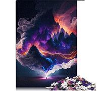 Puzzle 1000 Pièces Rêves Colorés pour Adultes en Bois - Cadeaux (Taille 50x75cm)