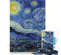 Puzzle 1000 pièces Rêves de Nuit étoilée et de Lune pour Adultes, idéal pour se détendre et s'amuser 50x75cm Cadeau Parfait pour Les fêtes de Fin d'année