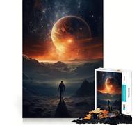Puzzle 1000 pièces Rêves d'espace pour Adolescents, Jeu de réflexion, Design paisible et Amusant, Cadeau Unique (38x26cm)