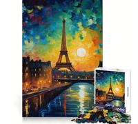 Puzzle 1000 pièces Rêves parisiens pour Adultes, Jeu d'exercice Mental, détente, Design raffiné, Cadeau Exquis (38x26cm)