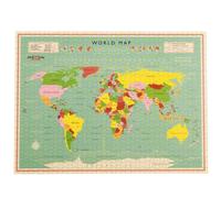 Puzzle 1000 pièces Rex London World Map Vert TU
