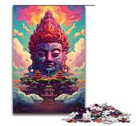 Puzzle 1000 pièces Robot Bouddha par SplattersLots de Puzzles colorés épais pour Adultes Jeu éducatif en Bois Jouet de défi 75x50cm
