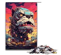 Puzzle 1000 pièces Robot Bulldogs par SplattersLots de Puzzles épais et colorés pour Adultes Puzzle Impossible Anti Stress pour Adolescents de 14 Ans et Plus 75 x 50 cm