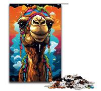 Puzzle 1000 pièces Robot Camel par SplattersLots of Thick Coloured Cloud Game Puzzle pour Adultes Convient aux Couples et aux Adolescents de 14 Ans et Plus 75x50cm