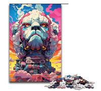 Puzzle 1000 pièces Robot Caniche par SplattersLots de Puzzles pour Adultes épais et colorés Jeu Familial Amusant Soulagement du Stress Défi Difficile 75x50cm