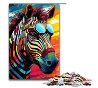 Puzzle 1000 pièces Robot Zèbre par SplattersLots de Puzzles épais en Bois colorés Jeux éducatifs décoration de la Maison 1000 pièces