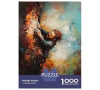 Puzzle 1000 Pièces Rock Climber Art - Abstract Adventure Sports pour Adolescents - Jeu De Réflexion - Cadeaux pour Femmes - Idées Cadeaux Uniques pour Un Anniversaire Ou Noël 38x26cm/1000pcs