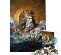 Puzzle 1000 pièces Roi des Mers Stimule Le Cerveau Activité familiale Jeu Pratique pour Les 14 Ans et Plus Format 38x26cm