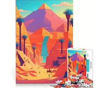 Puzzle 1000 pièces Rois de la Vallée d'Égypte Jeu éducatif Relaxant idéal pour décorer Un Bureau 50x75cm
