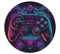 Puzzle 1000 pièces, Rond, en Papier, éducatif, intellectuel, décompressant, Amusant, Familial (Taille 67,5 x 67,5 cm)