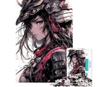 Puzzle 1000 pièces Ronin Samurai Girl Activités Amusantes à la Maison Défi Difficile Jeu Impossible pour Les 14 Ans et Plus (38x26cm)