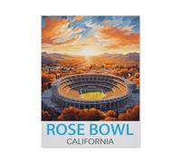 Puzzle 1000 Pieces，Rose Bowl, Californie，Adultes Enfants en Papier Puzzle Classique Jeu Jouet Puzzles（38x26cm）-M97