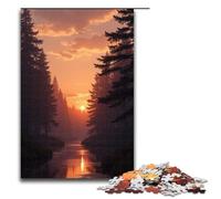 Puzzle 1000 pièces Rosée du Matin Nouveaux Puzzles en Bois Jeux éducatifs décoration de la Maison 1000 pièces (75 x 50 cm)