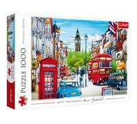 Trefl – Puzzle 1000 pièces – Rue de Londres (Big Ben, ville, Angleterre)